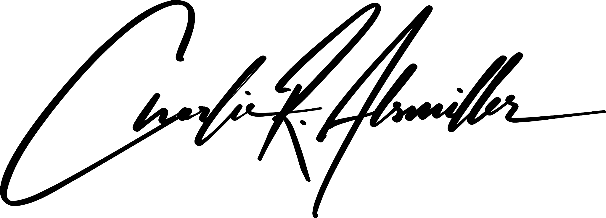 Charlie Alsmiller's signature